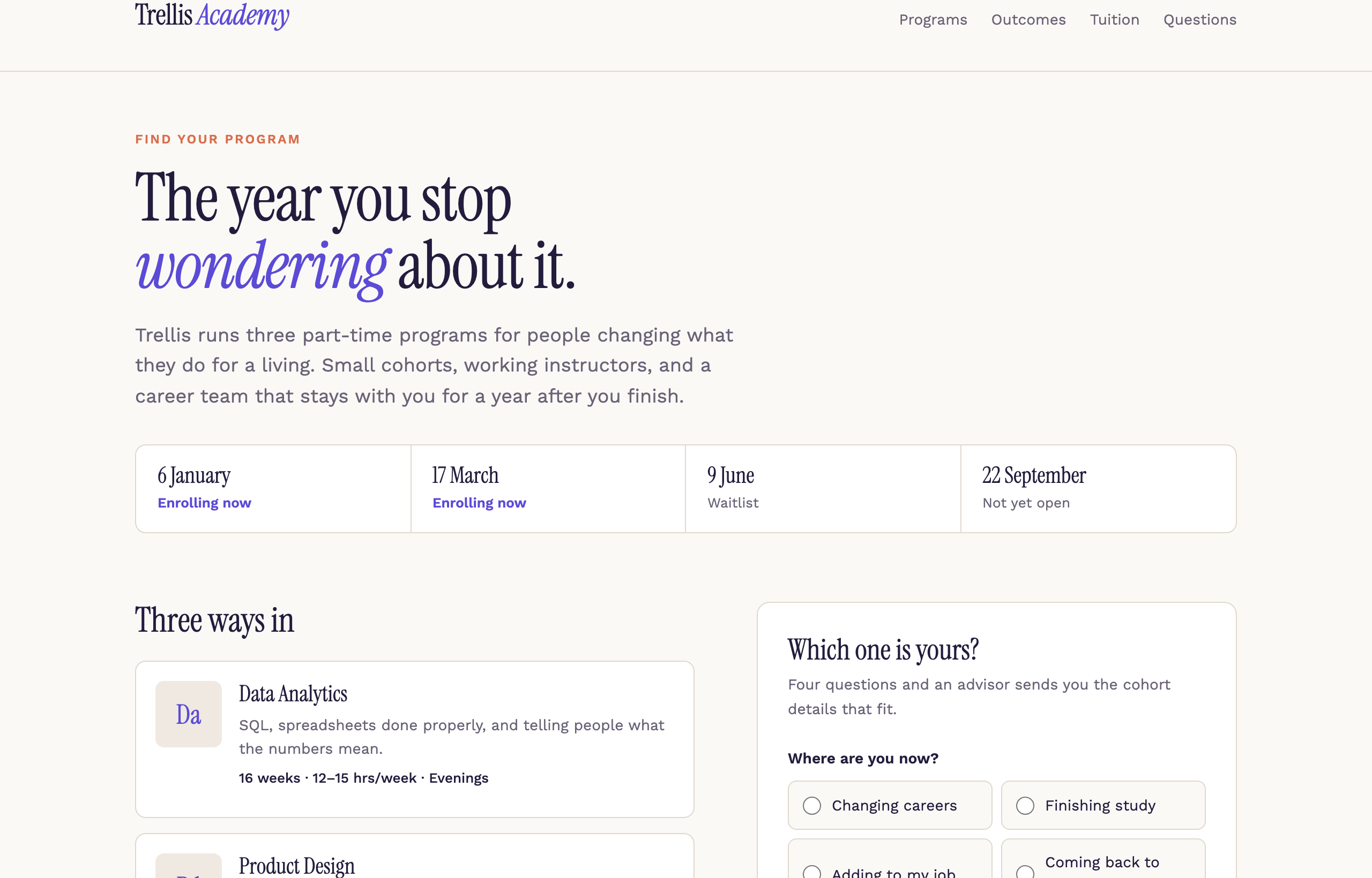 The page as its owner has it today.